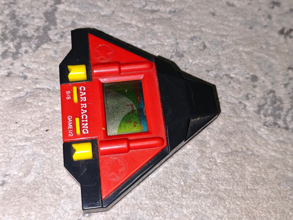 1980-90 lı yıllar Car Racing Oyuncak Araba - Görsel 2