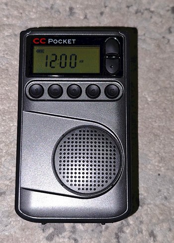 C. Crane CC Cep Tipi AM FM ve NOAA Hava Durumu Radyosu, Saat - Görsel 3