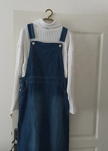 Lacivert Midi Kot Tulum - Görsel 3