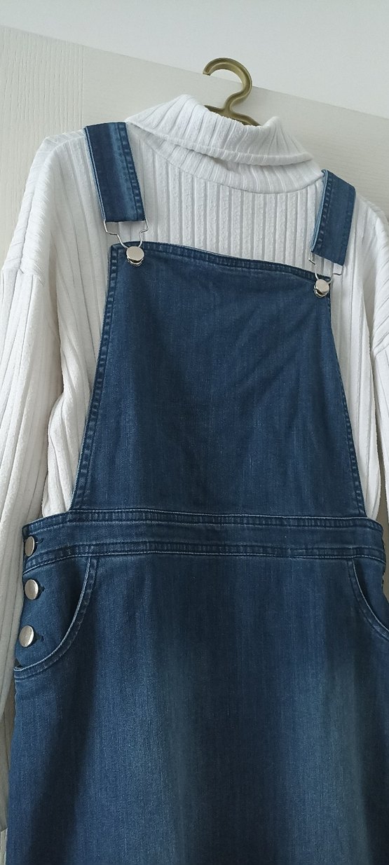 Lacivert Midi Kot Tulum - Görsel 4