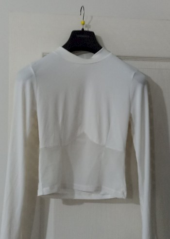 Kadın Beyaz Uzun Kollu Bluz - Görsel 2