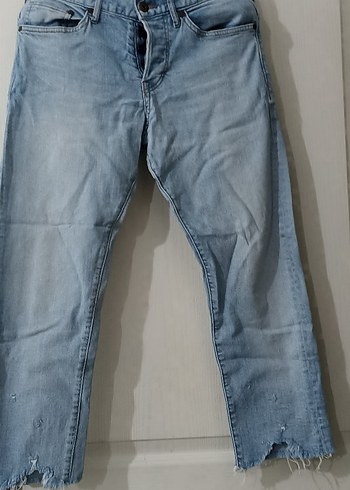 Mavi Regular Fit Düğmeli Erkek Kot Pantolon - Görsel 2