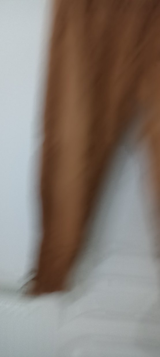 Bej Rahat Kesim Keten Kadın Pantolon - Görsel 3