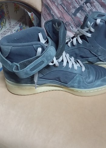 Gri Adidas Erkek Spor Ayakkabı Bağcıkları45 numara - Görsel 4