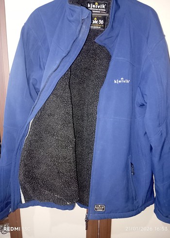 Mavi Fermuarlı Erkek Kayak Montu kielvik marka - Görsel 7