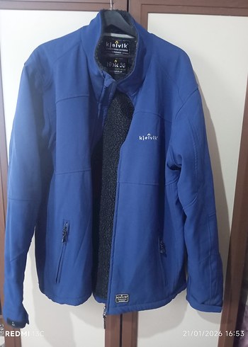 Mavi Fermuarlı Erkek Kayak Montu kielvik marka - Görsel 6