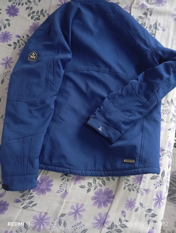 Mavi Fermuarlı Erkek Kayak Montu kielvik marka - Görsel 5