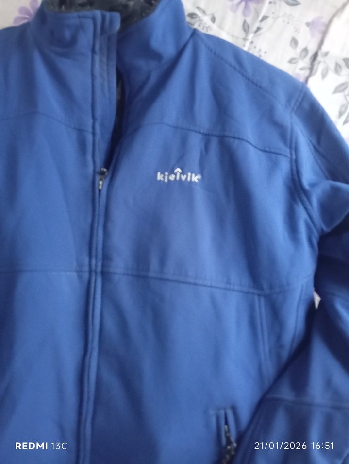 Mavi Fermuarlı Erkek Kayak Montu kielvik marka - Görsel 2