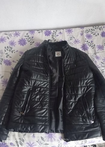 Siyah Deri Erkek Biker Ceket - Görsel 4