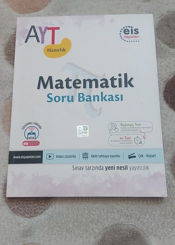 AYT Hazırlık Geometri ve Matematik Soru Bankası eis YAYINLARI