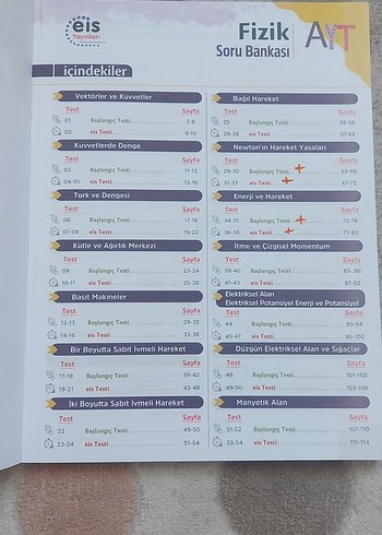 Beden AYT Hazırlık Biyoloji, Kimya ve Fizik Soru Bankası Seti
