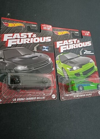 Hotwheels ff mitsubishi ve dodge