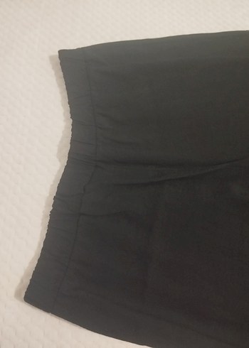 siyah iki takım işlemeli keten kumaş - Görsel 8