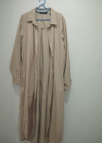 Bej Uzun Kesim tunik - Görsel 2