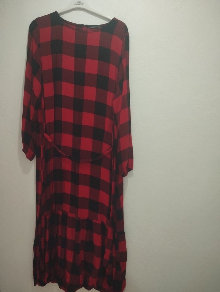 Lc Waikiki Kadın Kırmızı Kareli Gömlek - Görsel 3