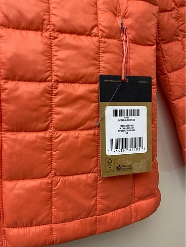 xs Beden turuncu Renk The North Face orjinal xs kadın mont