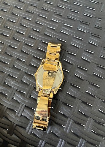Beden altın Renk Fossil Kadın Parlak Altın Renkli Klasik Saat