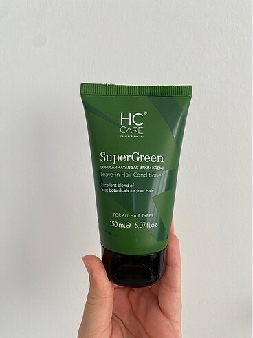 HC Care Super Green-Durulanmayan Saç Bakım Kremi