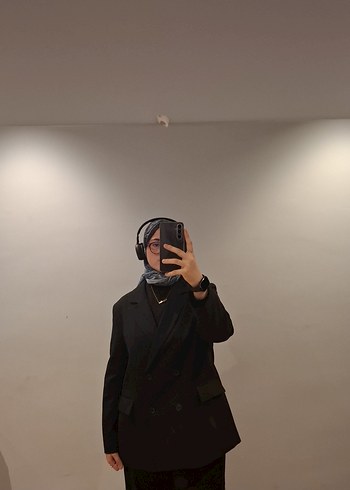 Siyah blazer çeket