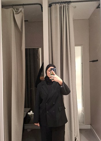 Siyah blazer çeket
