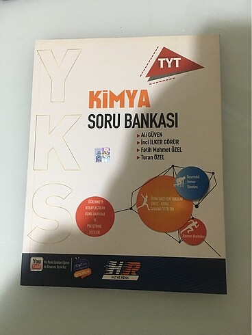 Hız ve Renk Yayınları TYT Kimya Soru Bankası