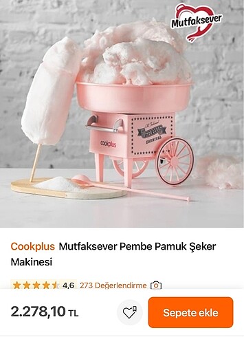 Pamuk şeker makinası