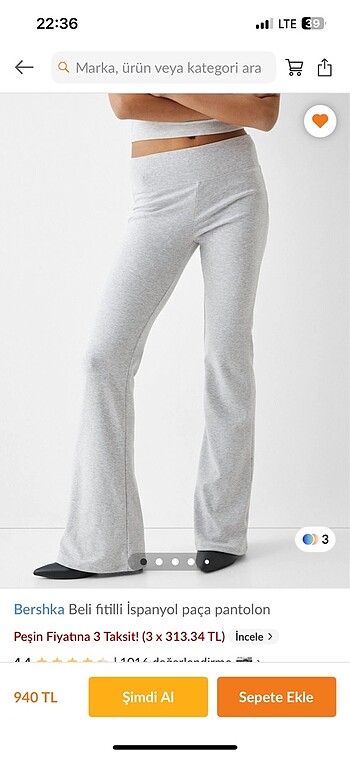 s Beden BERSHKA pantolon