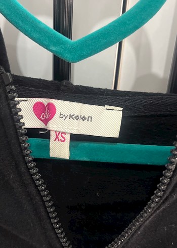 Koton Fermuarlı Siyah Kadın Sweatshirt
