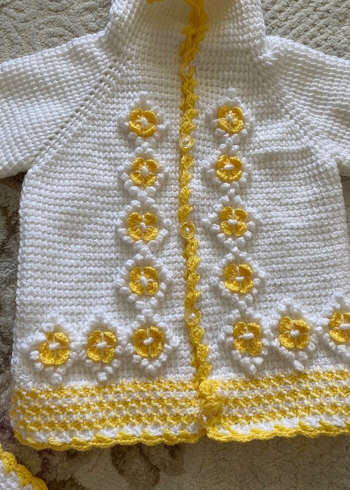 Örme bebek takımı - Görsel 3