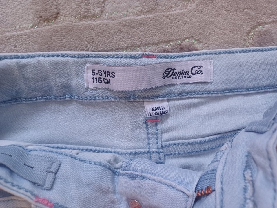 DENİM CO 5-6 yaş kız çocuk kot şort - Görsel 2