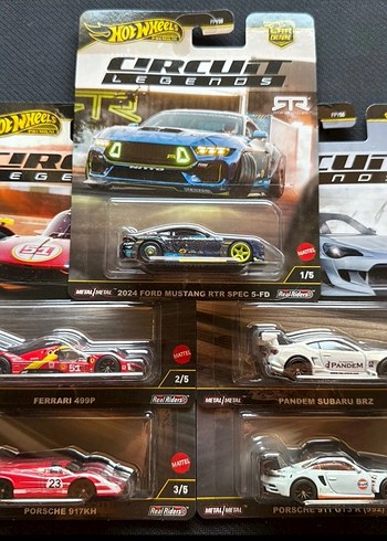 Hot Wheels Circuit Legends 5Li Set