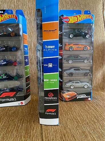 Hot Wheels Formula 1 Beşli Set