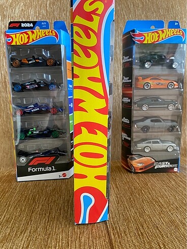  Beden Renk Hot Wheels Formula 1 Beşli Set