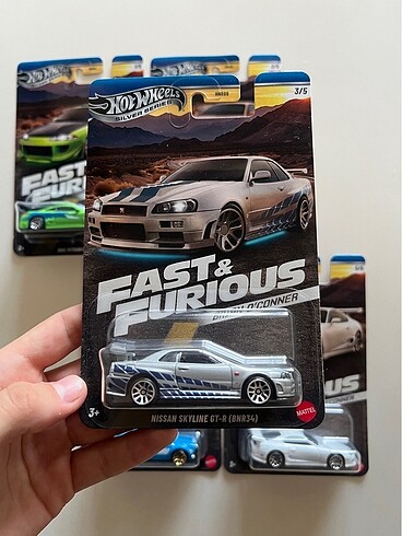  Beden Renk Hot Wheels Brian O Conner 5?li Seti