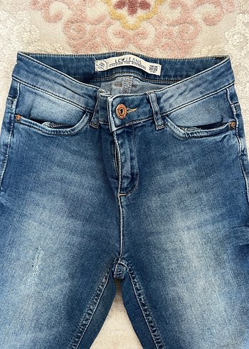 Kadın Mavi Denim Regular Fit Jean - Görsel 2