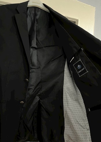 Erkek Düğmeli Siyah Ceket - Görsel 3