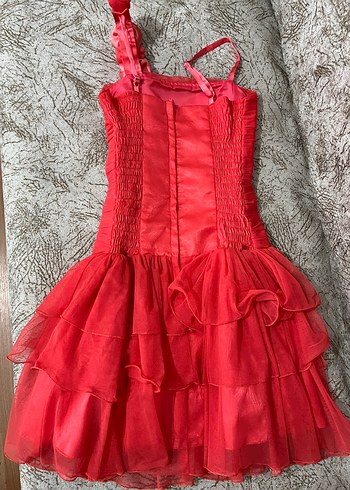 Kız Çocuk Fırfırlı Elbise - Görsel 2