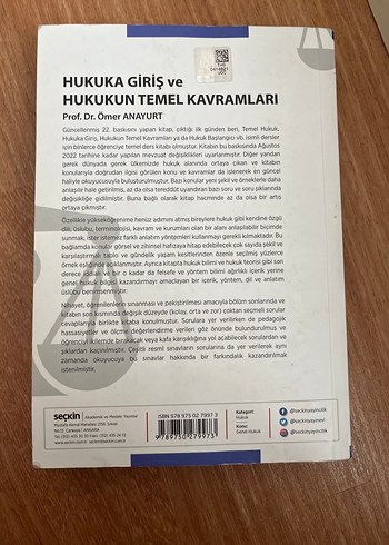  Hukuka Giriş ve Hukukun Temel Kavramları