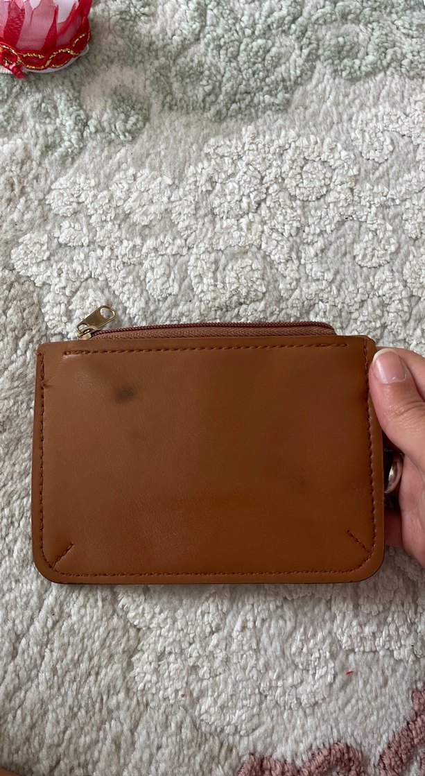 Kahverengi Deri Kadın Cüzdanı - Görsel 3