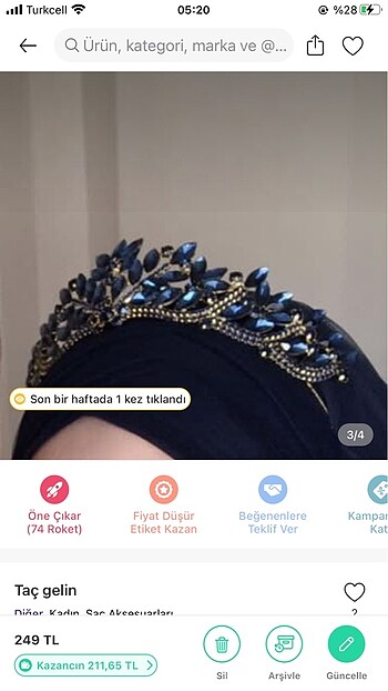 Diğer Gelin tacı