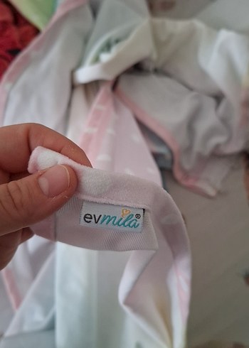 Pastel Tonlarda Çok Renkli Tie-Dye Perde - Görsel 3