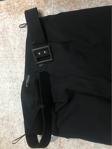 Yüksek bel kumaş pantolon - Görsel 4