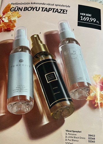 Kadın Vücut Spreyleri 100 ml - Perceive, Little Black Dress, Pur