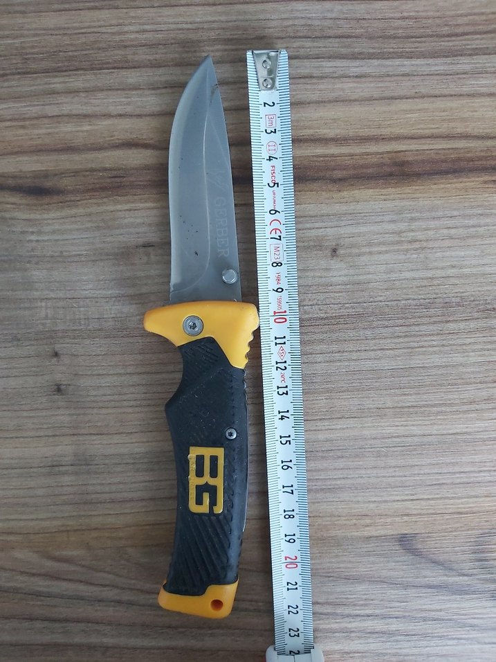 Sarı Siyah Katlanabilir Bıçak - Görsel 4
