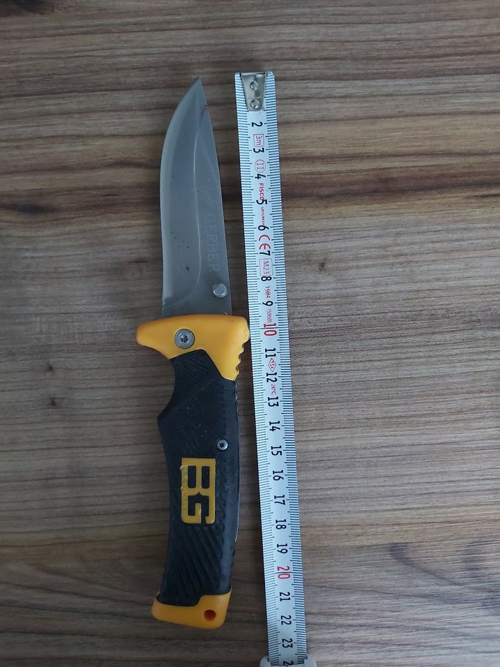 Sarı Siyah Katlanabilir Bıçak - Görsel 3