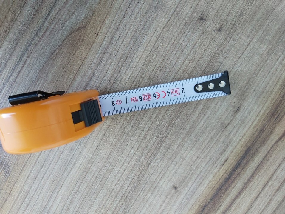 Turuncu Teska şerit metre 3m - Görsel 3