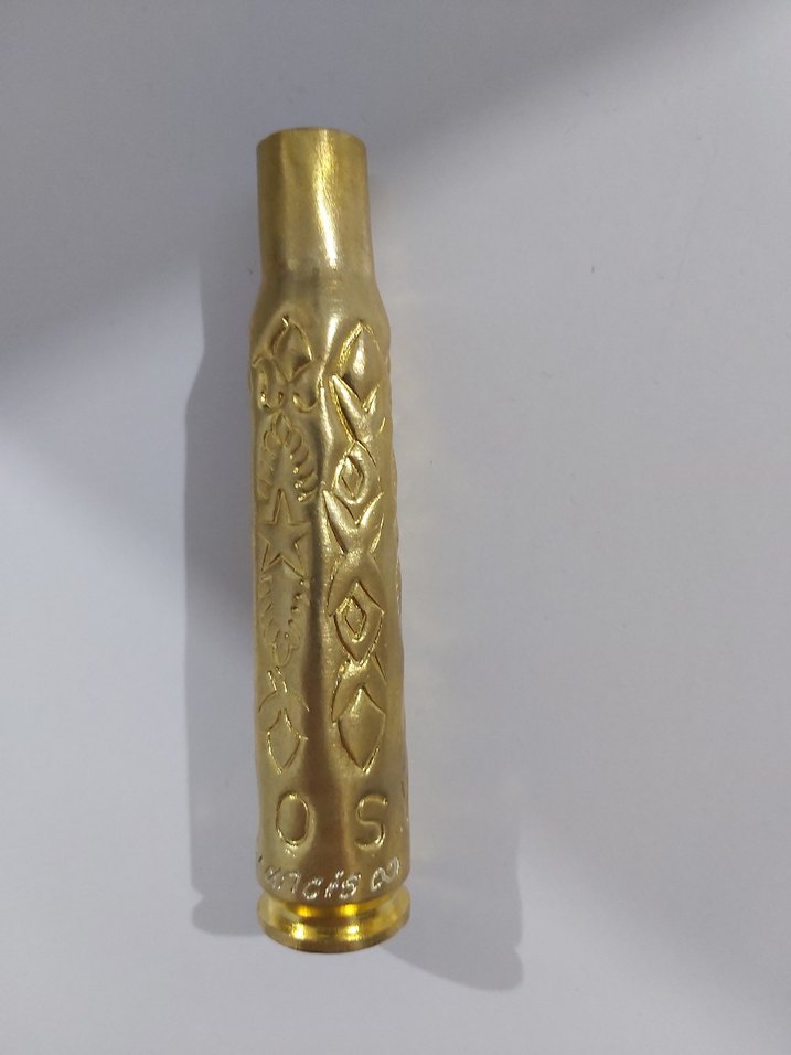 50 kalibre işlemeli boş kovan - Görsel 4