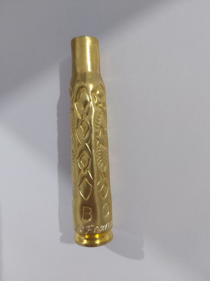 50 kalibre işlemeli boş kovan - Görsel 3