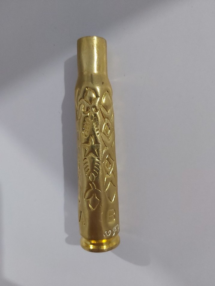 50 kalibre işlemeli boş kovan - Görsel 2