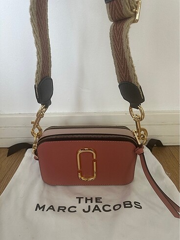 Marc Jacobs Snapshot Pembe Deri Çanta